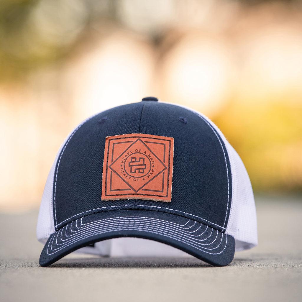 HOAM Trucker Hat with Leather Patch